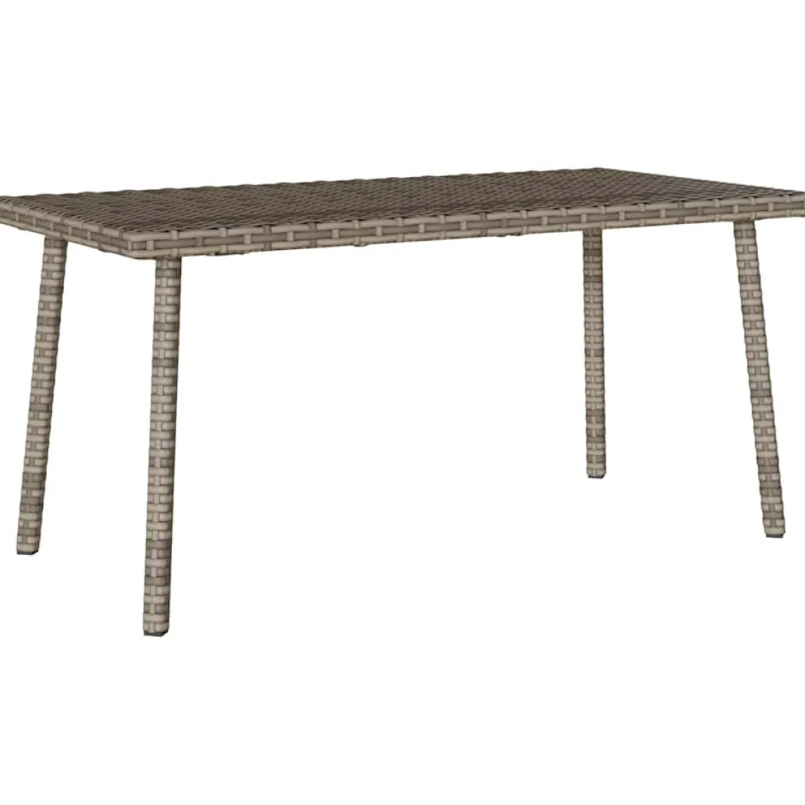 Mesa baja de jardín Turix diseño fijo 37x80x40 cm