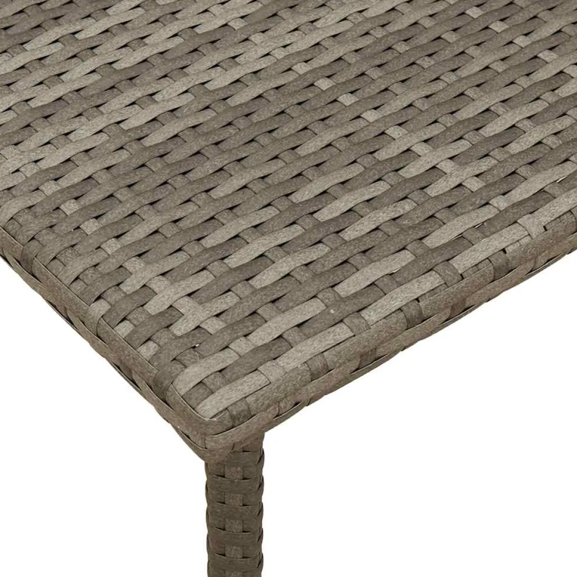 Mesa baja de jardín Turix diseño fijo 37x80x40 cm