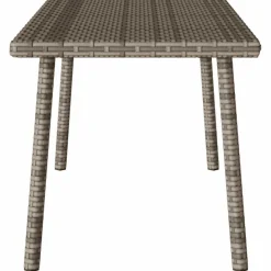 Mesa baja de jardín Turix diseño fijo 37x80x40 cm