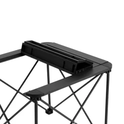 Mesa de camping Aktive diseño desmontable negro 46x52 cm