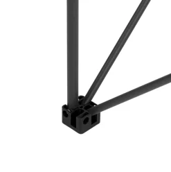 Mesa de camping Aktive diseño desmontable negro 46x52 cm
