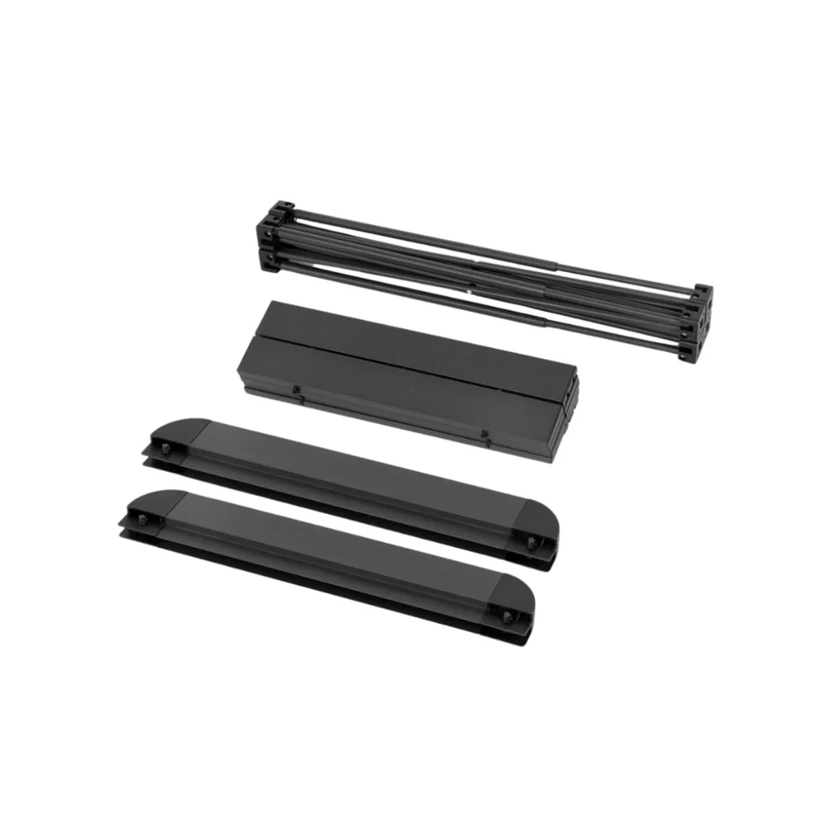Mesa de camping Aktive diseño desmontable negro 46x52 cm