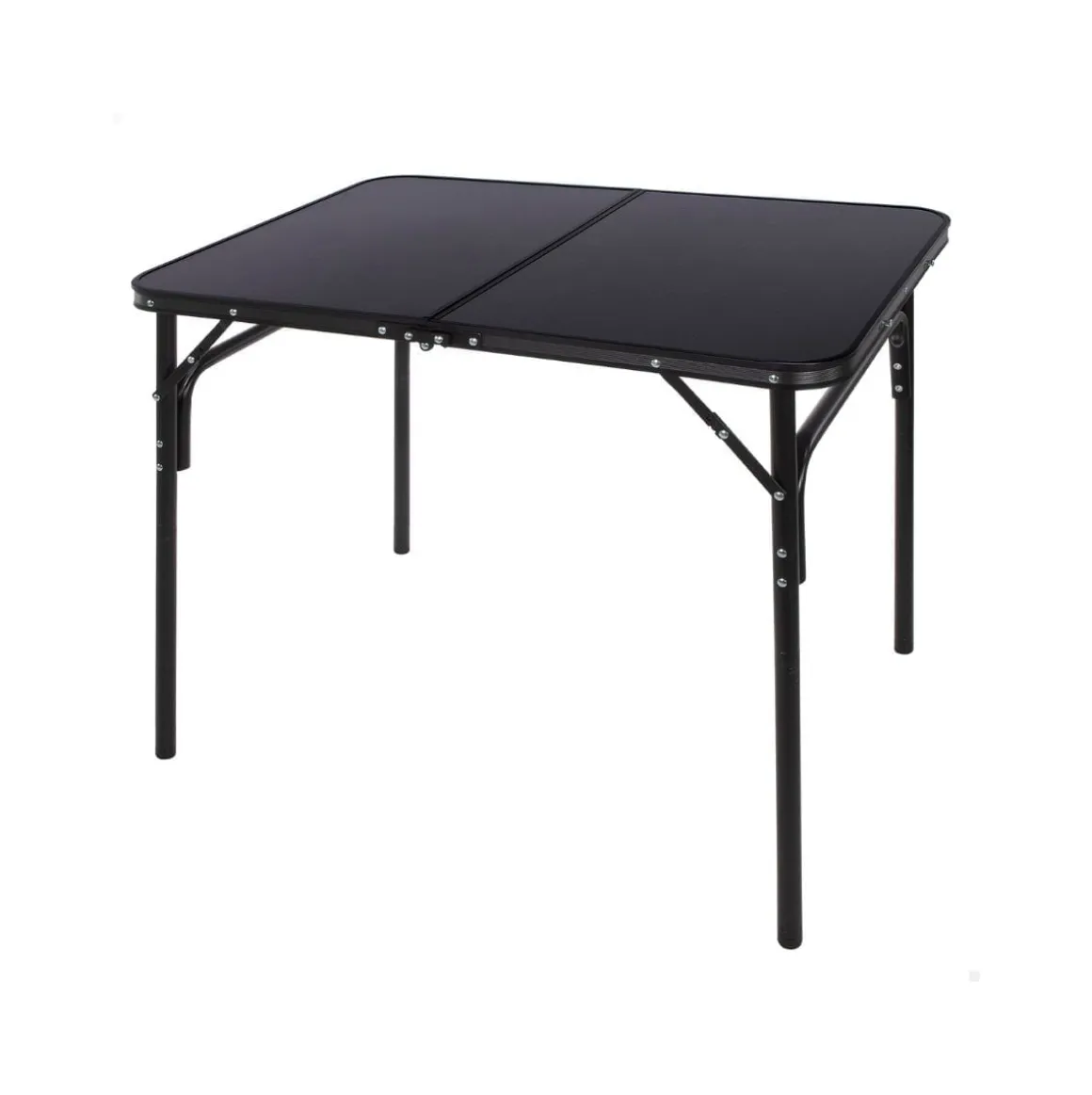 Mesa de camping Aktive diseño maletín negro 70x90x60 cm