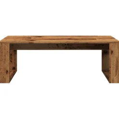 Mesa de centro Alce diseño fijo madera 35x102x50 cm