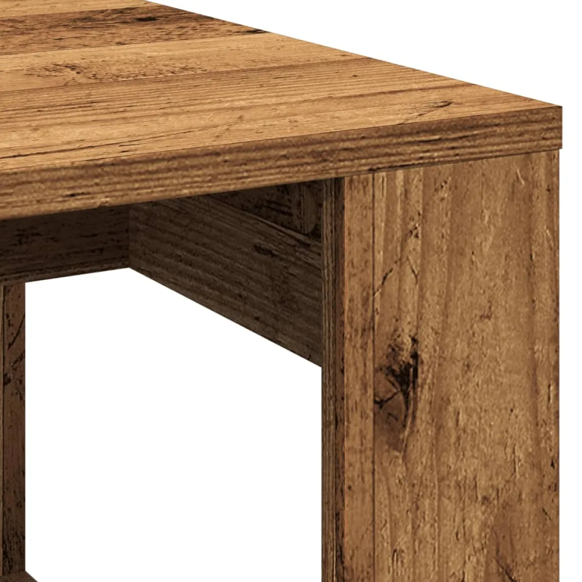 Mesa de centro Alce diseño fijo madera 35x102x50 cm