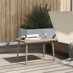 Mesa de centro de jardín Katrina 37x60x40 cm