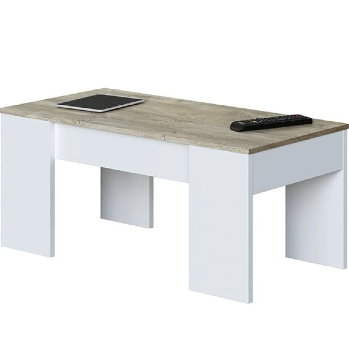 Mesa de centro elevable Flow 45-57x100x50 cm