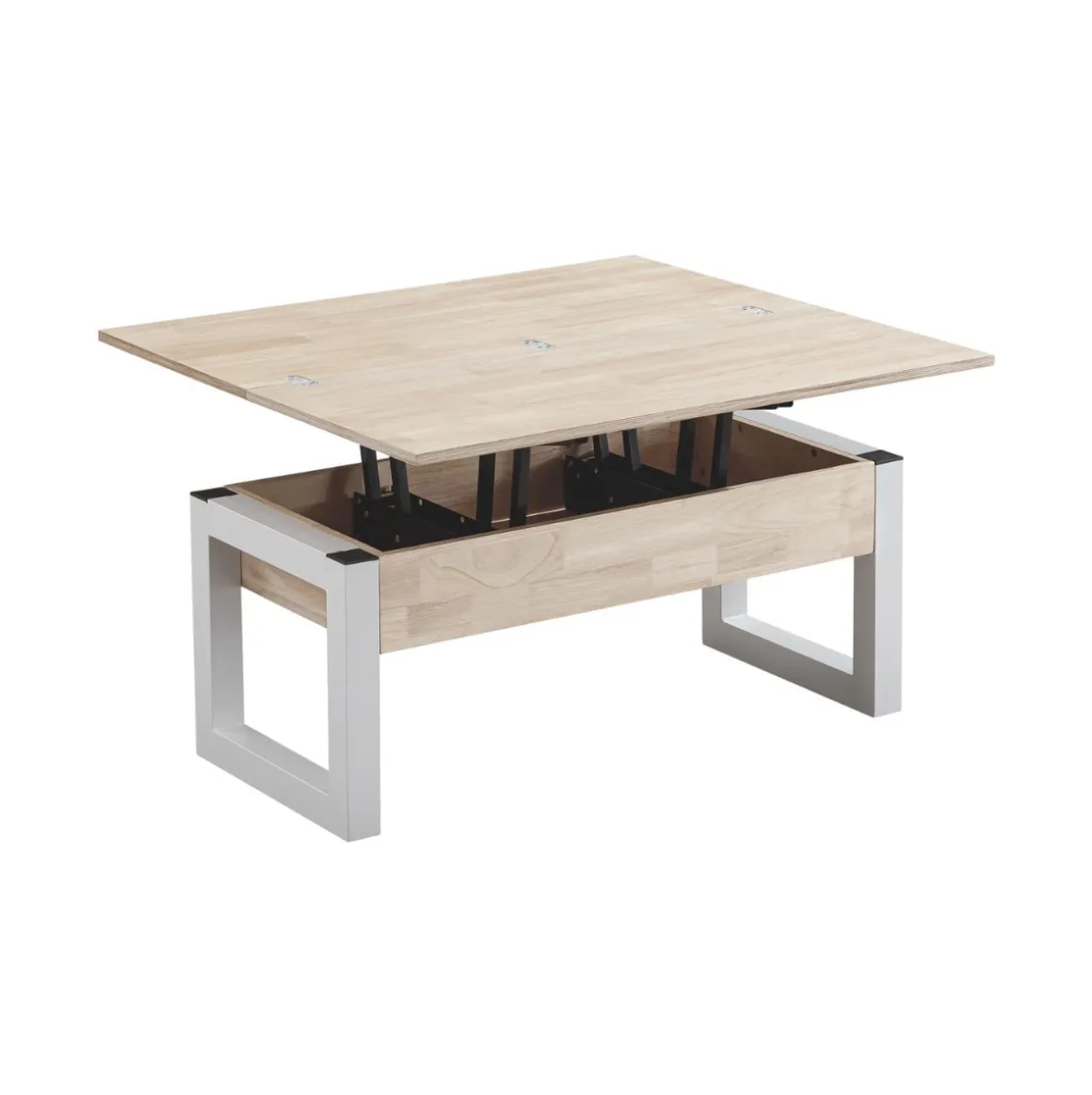 Mesa de centro elevable Loft Advance diseño extensible 47,5x120x60-120 cm