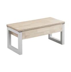 Mesa de centro elevable Loft Advance diseño extensible 47,5x120x60-120 cm