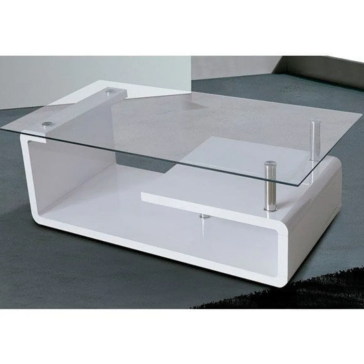 Mesa de centro Eva cristal