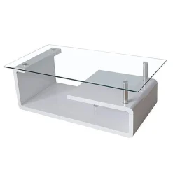 Mesa de centro Eva cristal