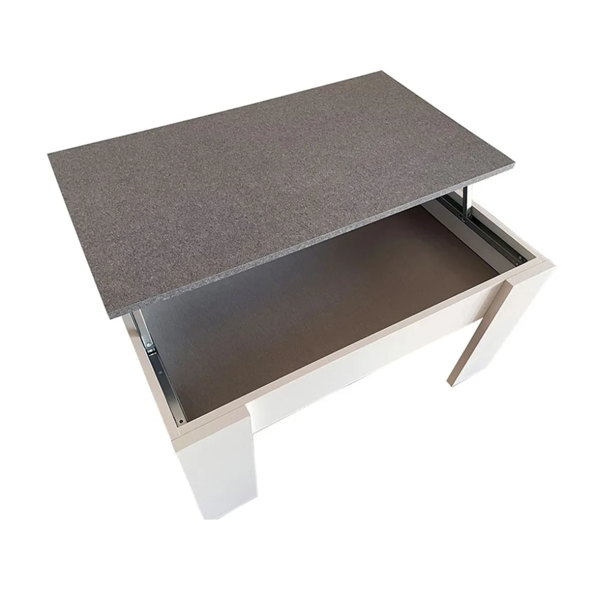 Mesa de centro Gala elevable - hueco de almacenaje