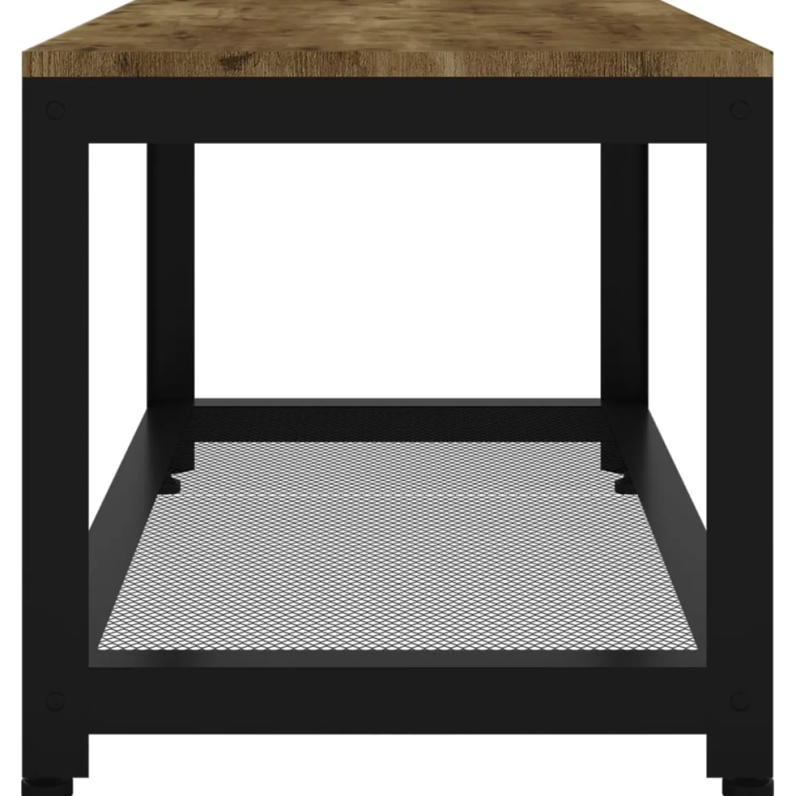 Mesa de centro Gobun con estante inferior 45x90x45 cm