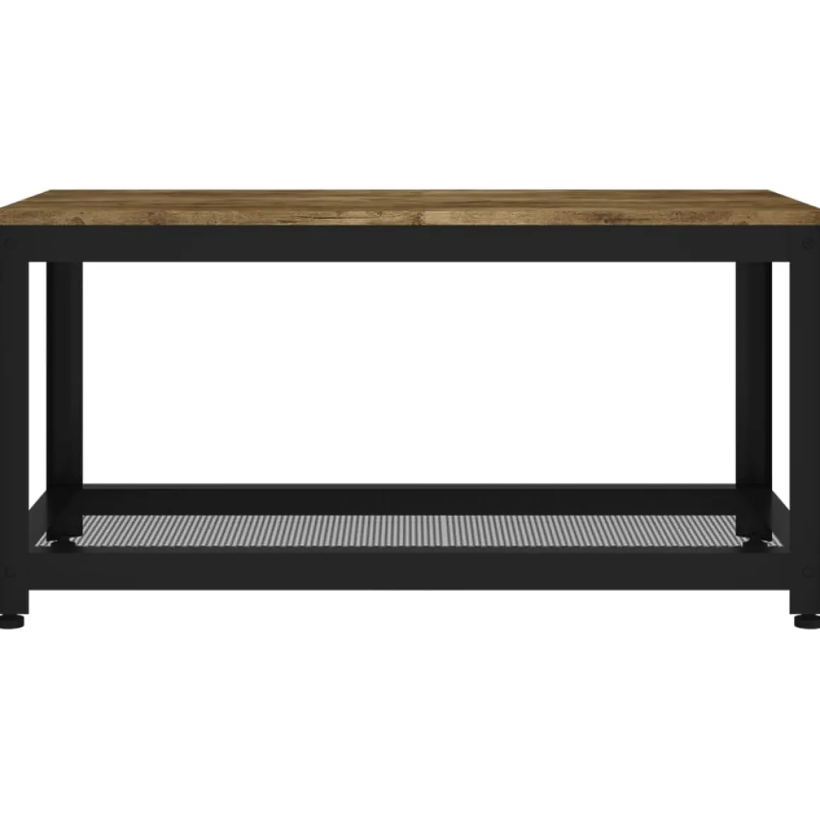 Mesa de centro Gobun con estante inferior 45x90x45 cm