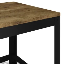 Mesa de centro Gobun con estante inferior 45x90x45 cm