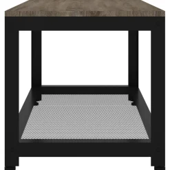 Mesa de centro Gobun con estante inferior 45x90x45 cm