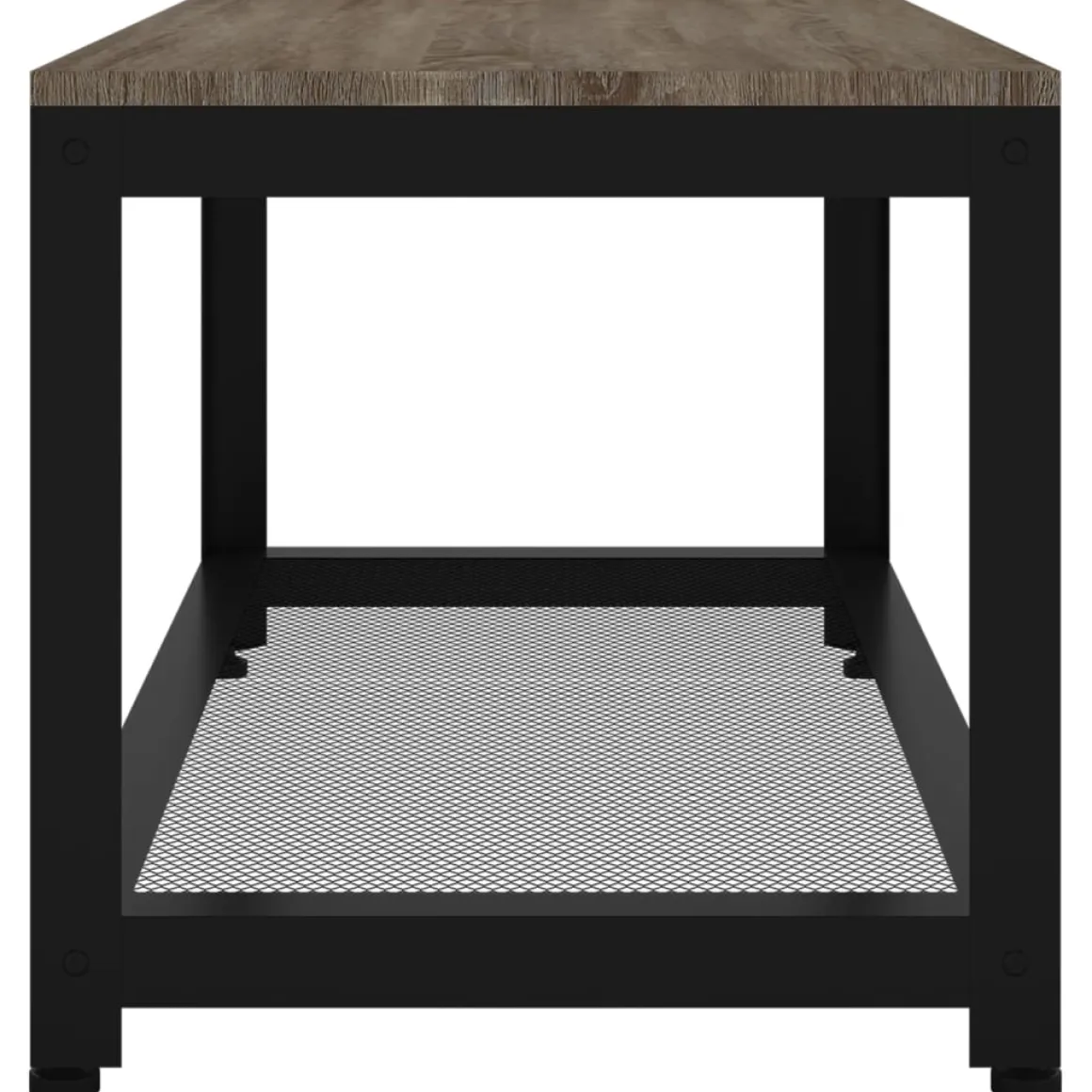 Mesa de centro Gobun con estante inferior 45x90x45 cm