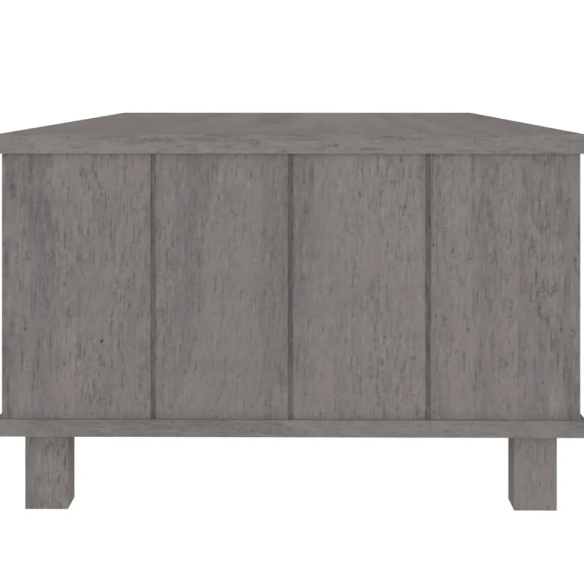 Mesa de centro Hamar cajón + compartimento madera 35x100x55 cm