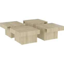 Mesa de centro Kiwi diseño divisible 28x90x90 cm