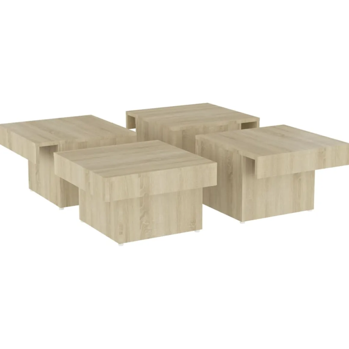 Mesa de centro Kiwi diseño divisible 28x90x90 cm