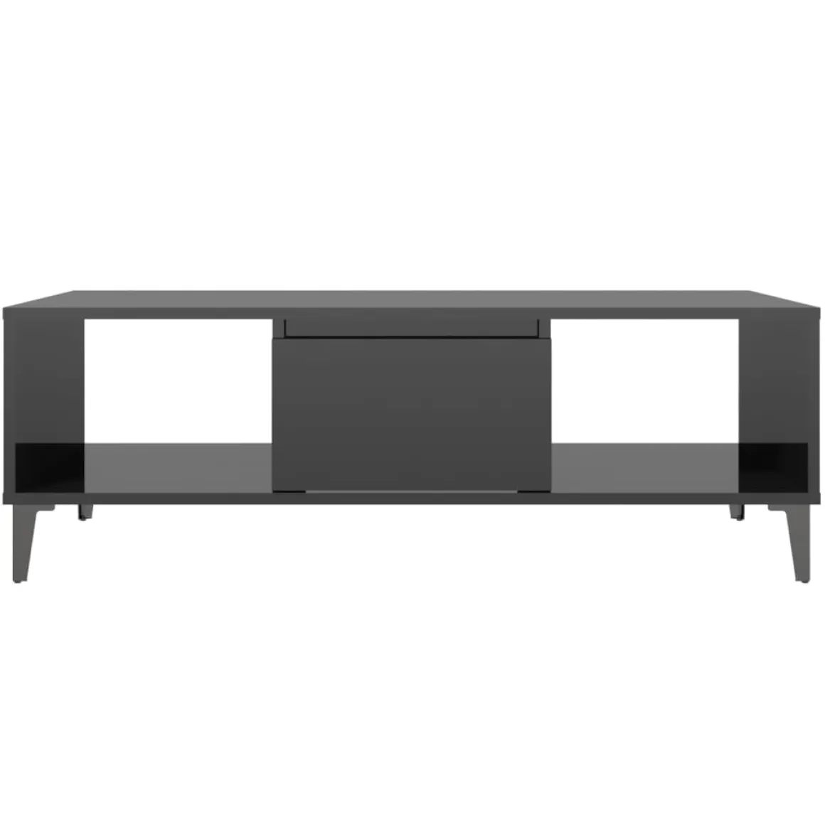 Mesa de centro Krähm 2 huecos + 1 puerta 35x103,5x60 cm