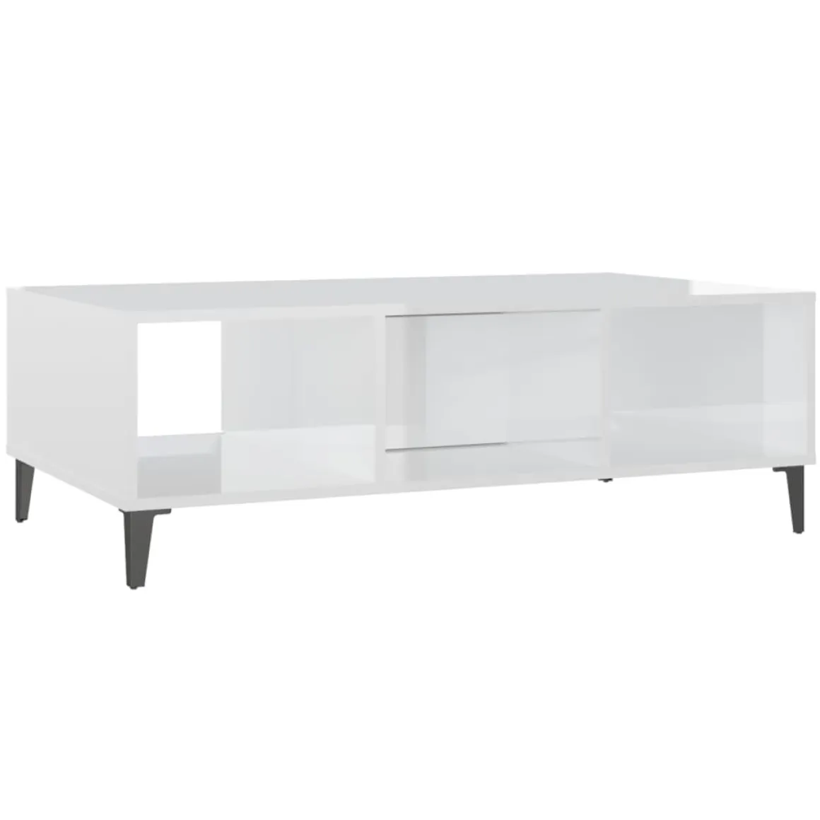 Mesa de centro Krähm 2 huecos + 1 puerta 35x103,5x60 cm