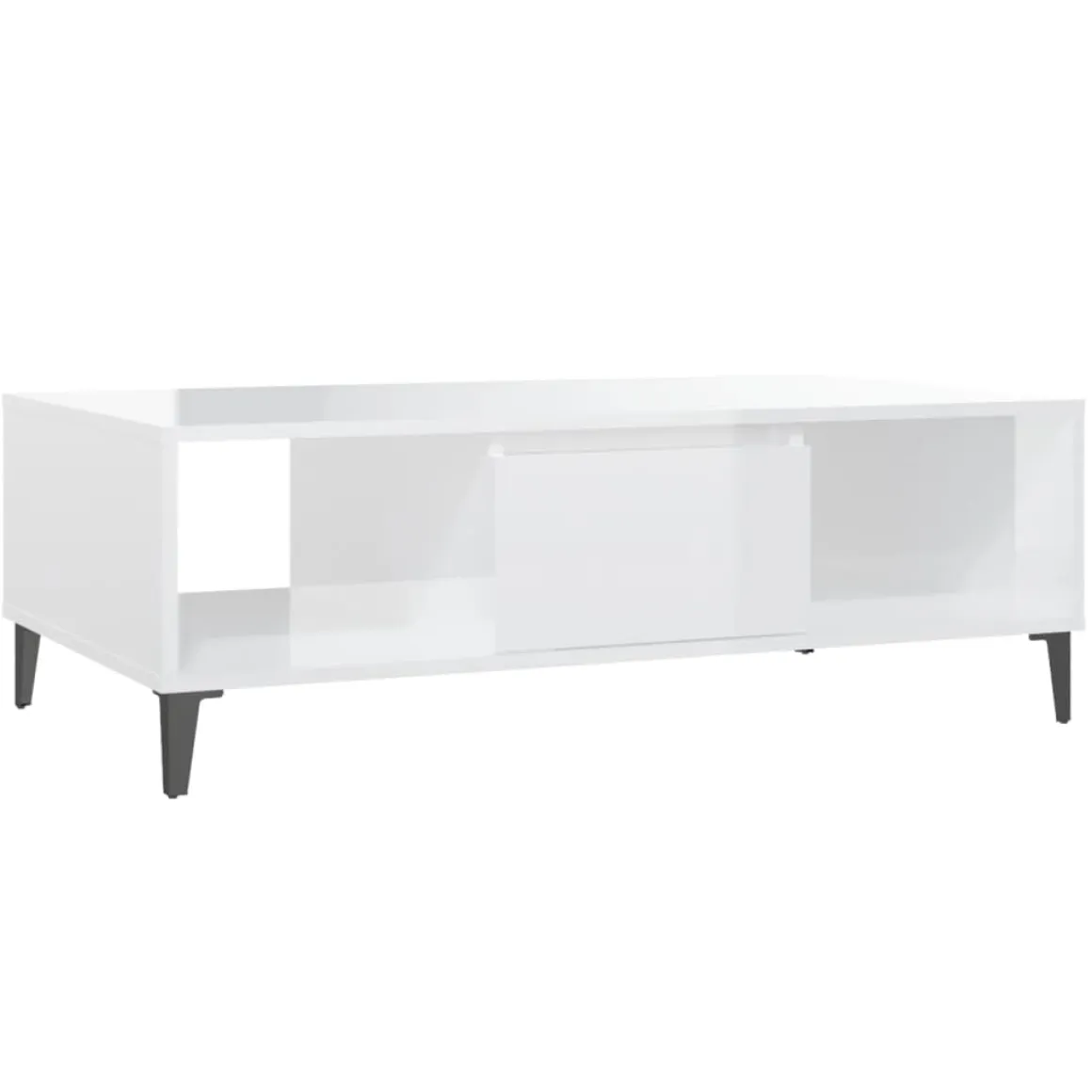 Mesa de centro Krähm 2 huecos + 1 puerta 35x103,5x60 cm