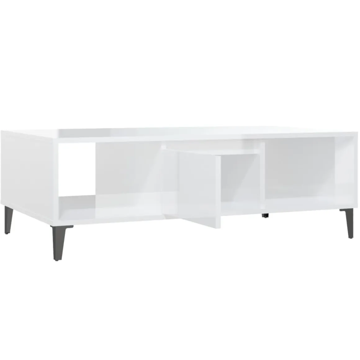 Mesa de centro Krähm 2 huecos + 1 puerta 35x103,5x60 cm