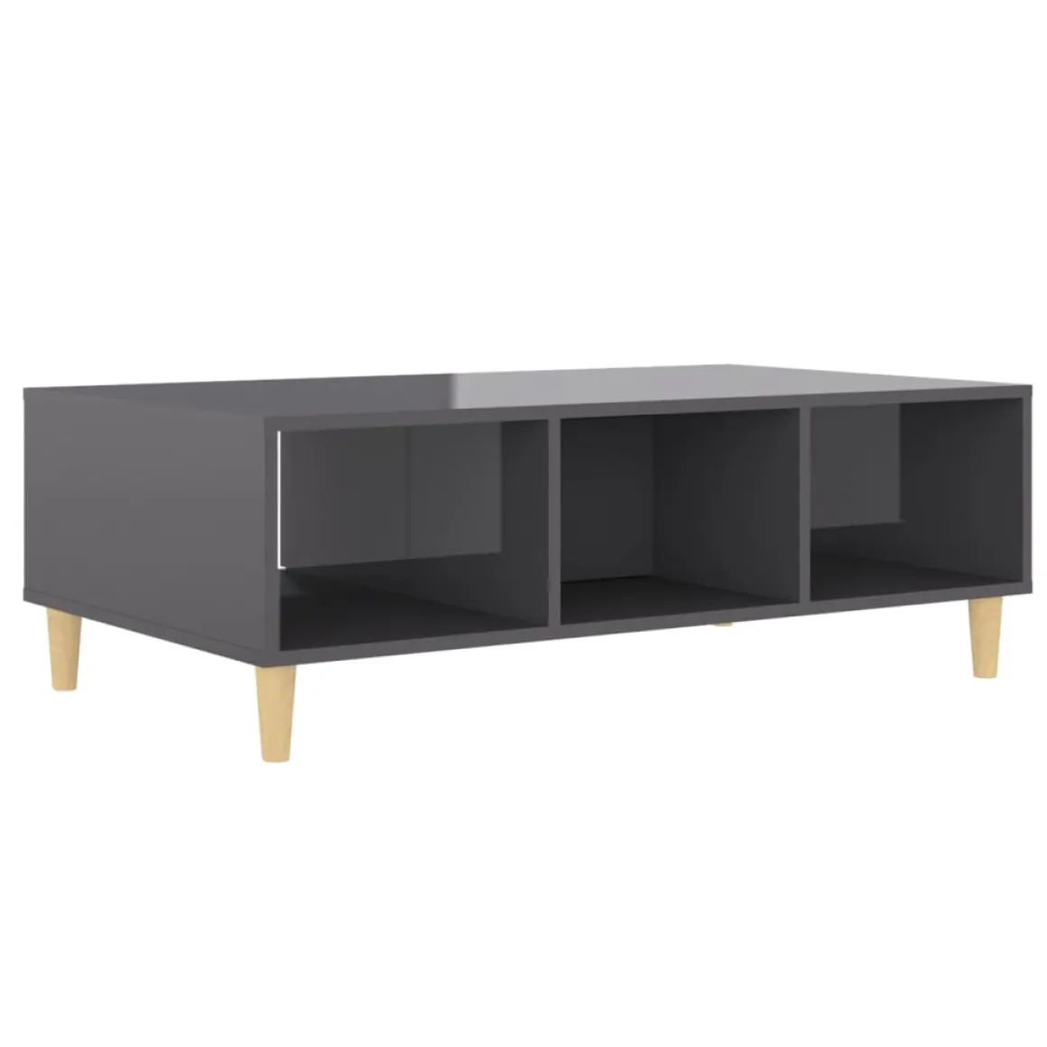 Mesa de centro Körn 2 huecos + 1 puerta 35x103,5x60 cm
