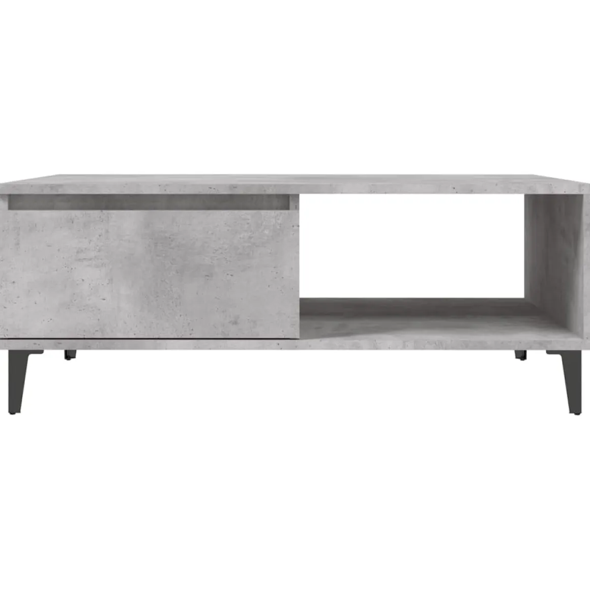 Mesa de centro Lena 1 puerta + 1 compartimento 35x90x60 cm