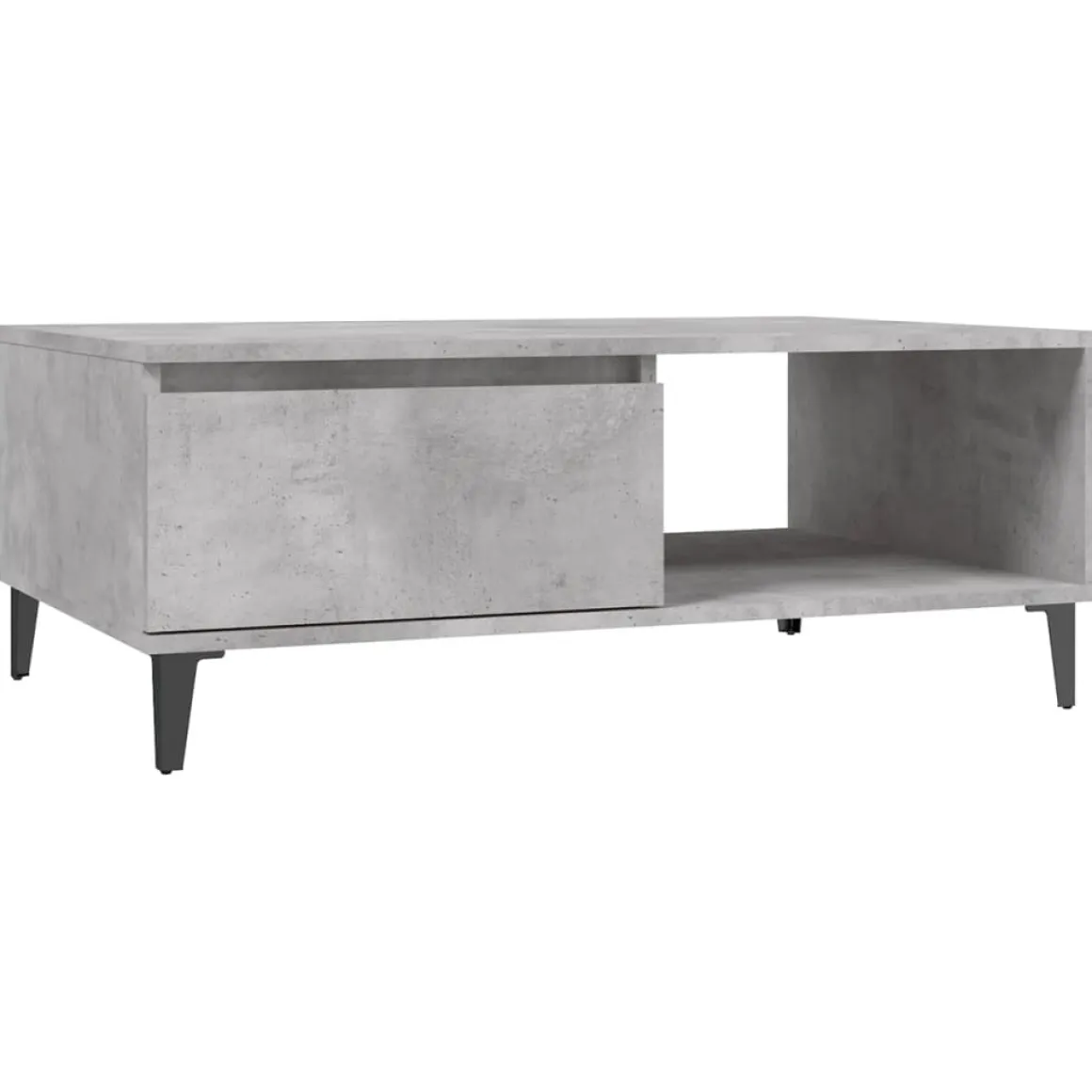 Mesa de centro Lena 1 puerta + 1 compartimento 35x90x60 cm
