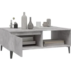 Mesa de centro Lena 1 puerta + 1 compartimento 35x90x60 cm