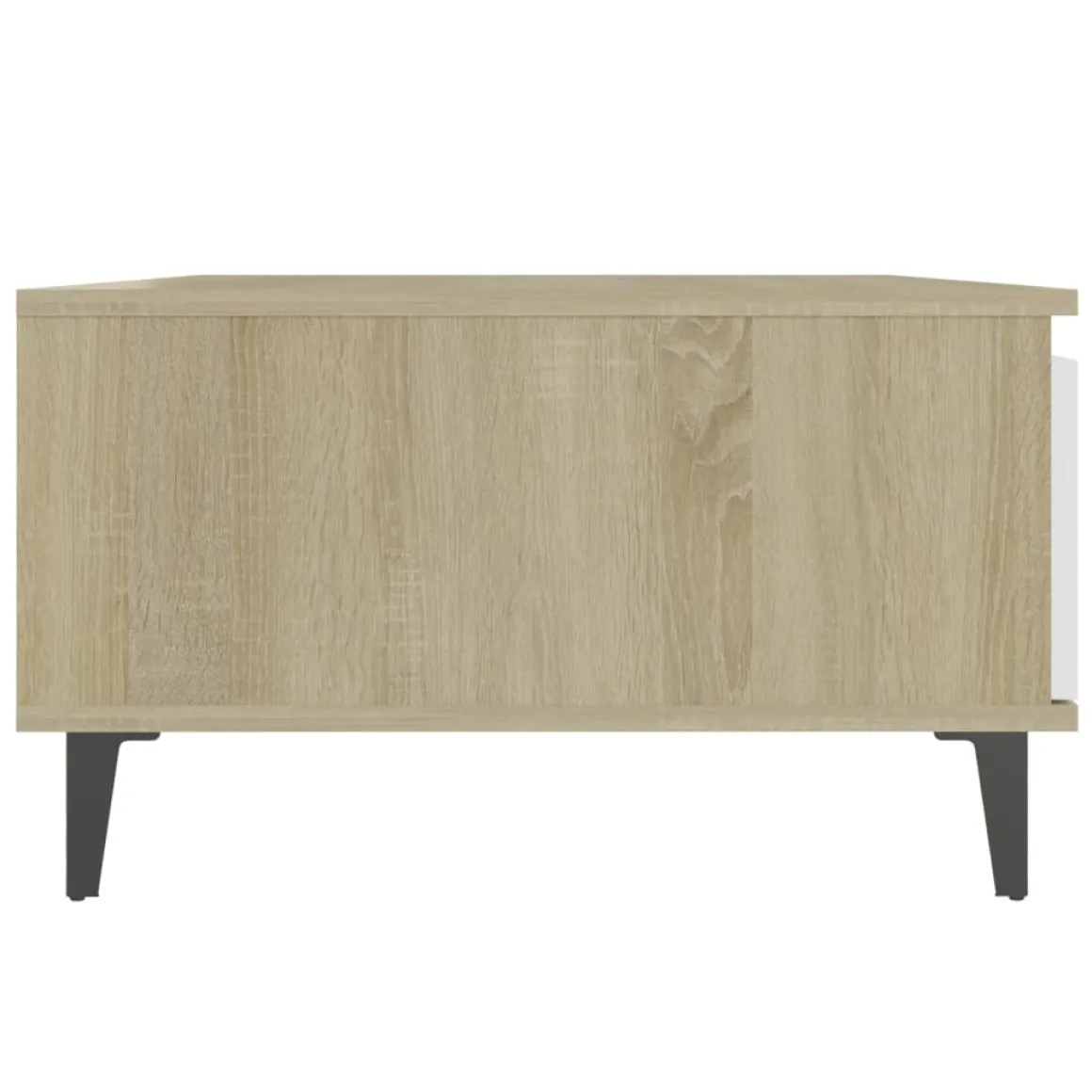 Mesa de centro Lena 1 puerta + 1 compartimento 35x90x60 cm