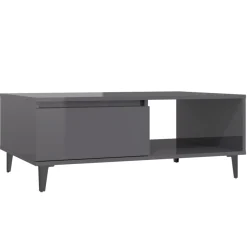 Mesa de centro Lena 1 puerta + 1 compartimento 35x90x60 cm