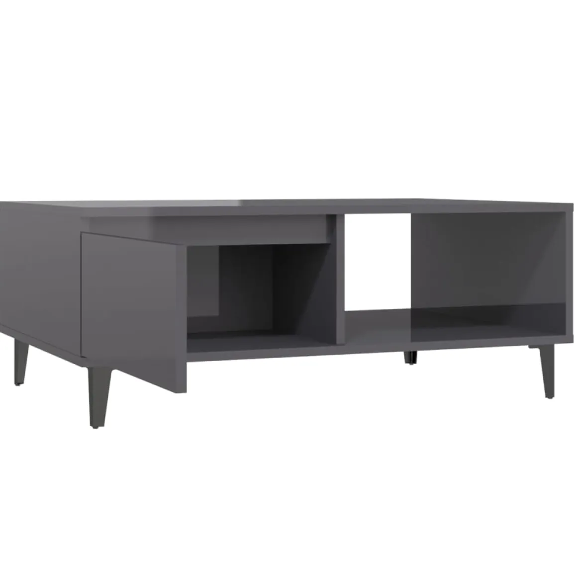 Mesa de centro Lena 1 puerta + 1 compartimento 35x90x60 cm