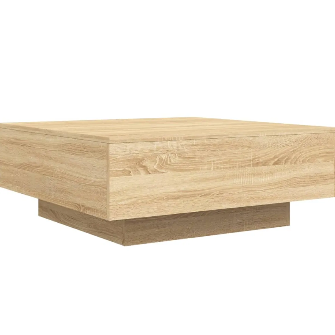 Mesa de centro Limm con luces LED 31x80x80 cm