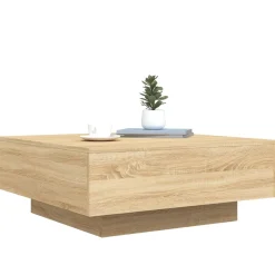 Mesa de centro Limm con luces LED 31x80x80 cm