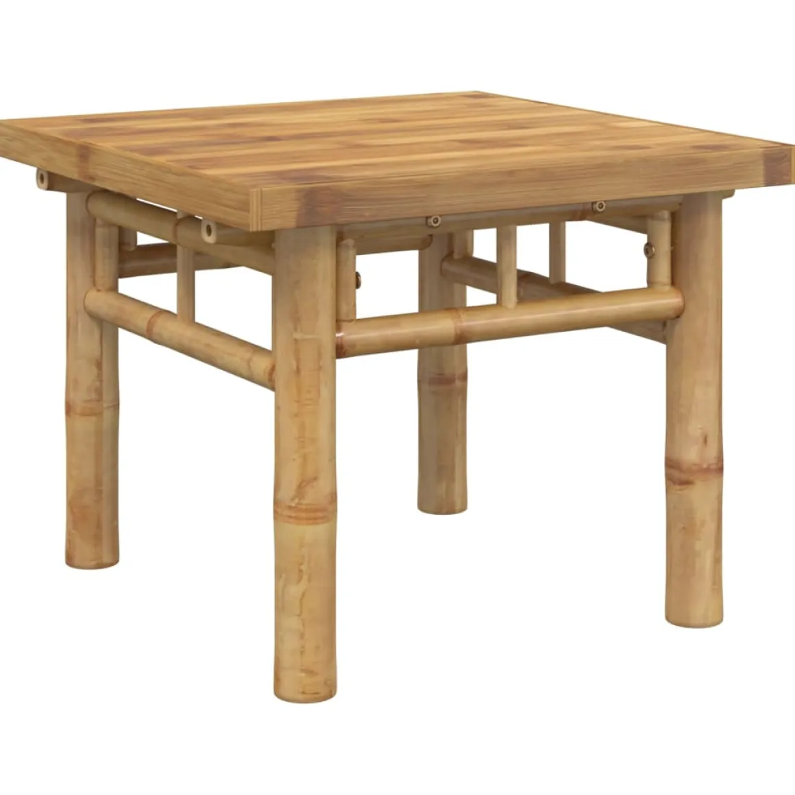 Mesa de centro Mango para exterior bambú 35x45x45 cm