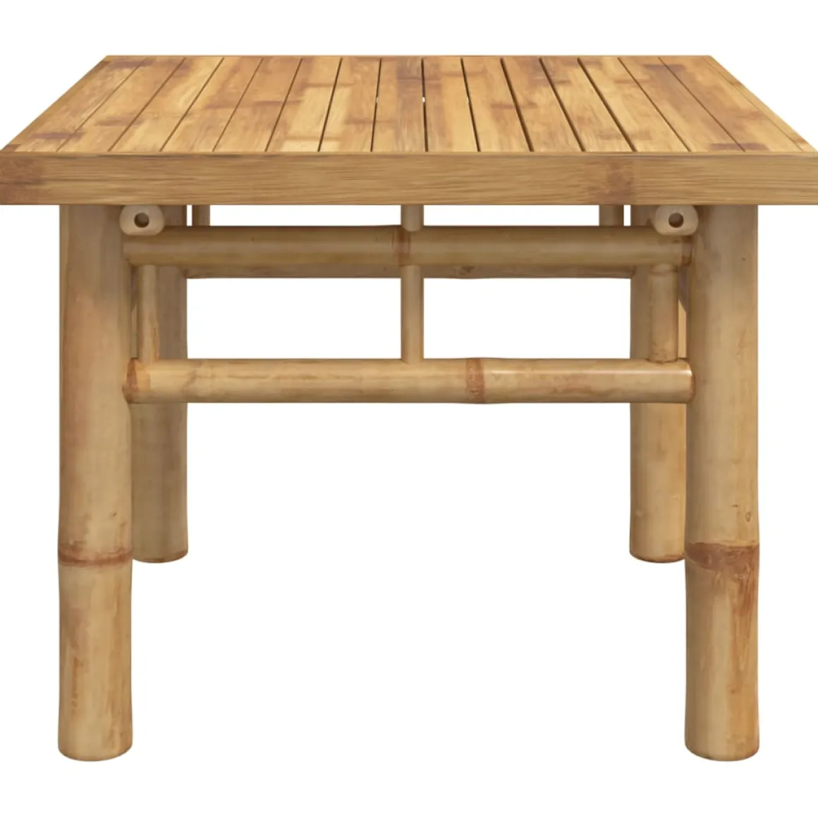 Mesa de centro Mango para exterior bambú 35x45x45 cm