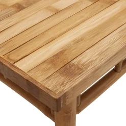 Mesa de centro Mango para exterior bambú 35x45x45 cm