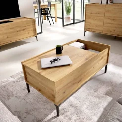 Mesa de centro Ness diseño elevable 41x99x60 cm