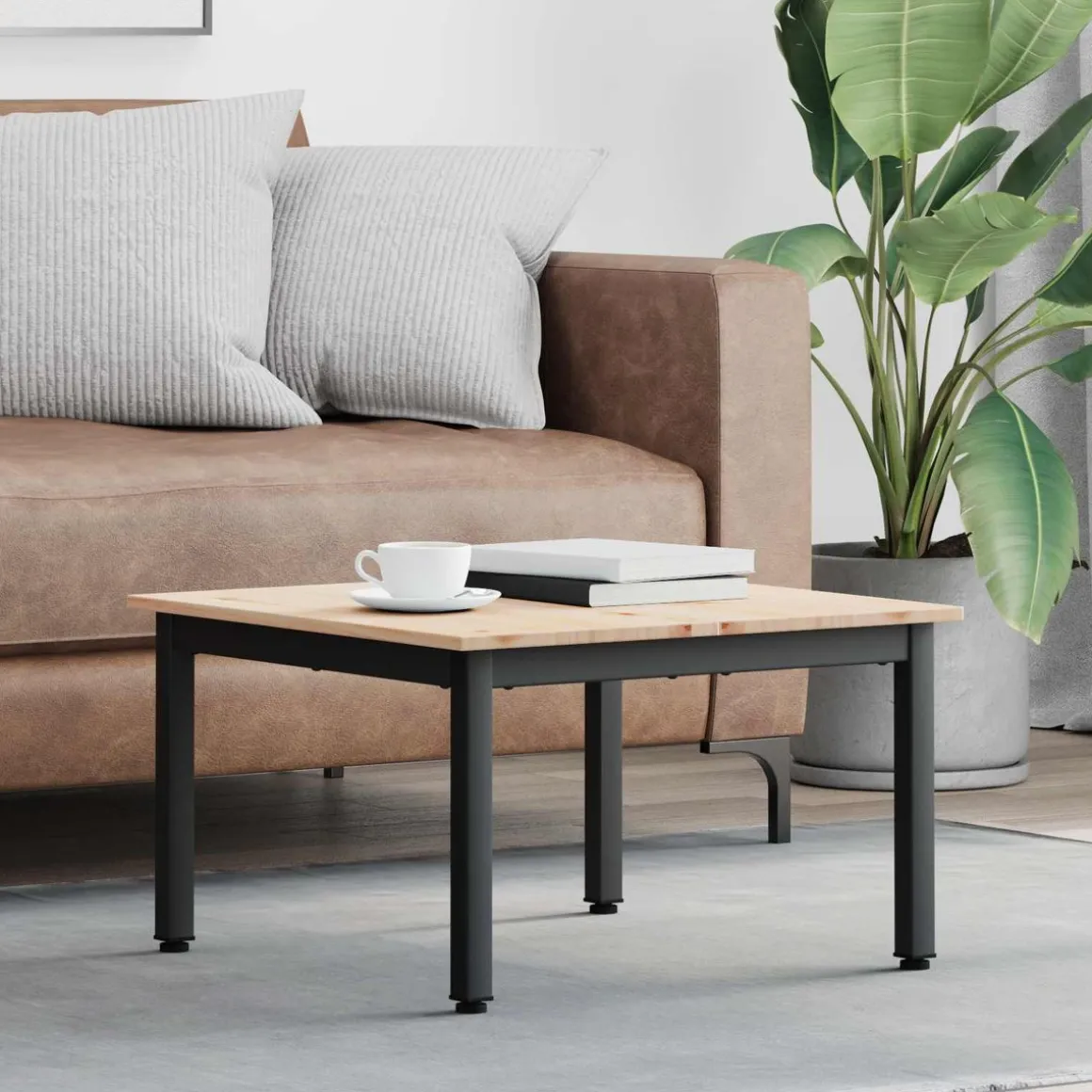 Mesa de centro Orion natural 36x60x60 cm