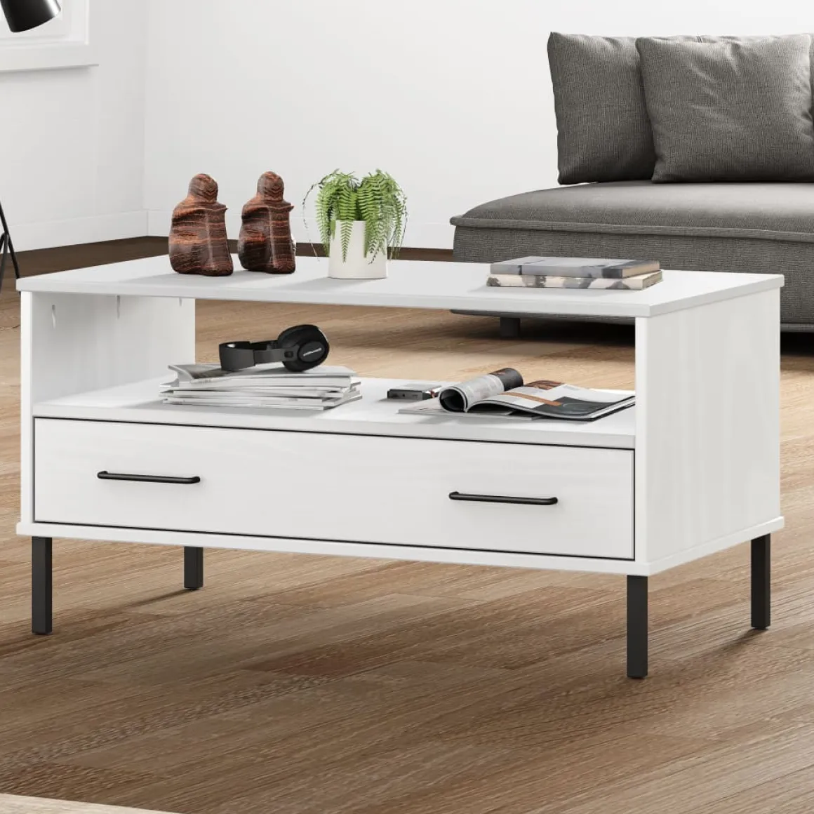 Mesa de centro Oslo 1 cajón 45x85x50 cm