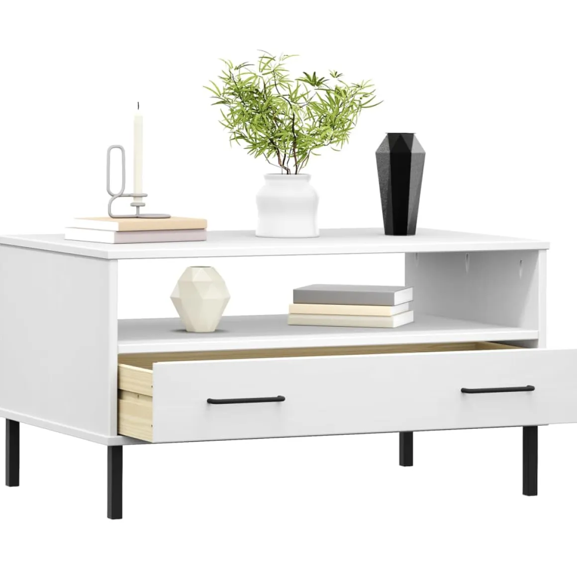 Mesa de centro Oslo 1 cajón 45x85x50 cm