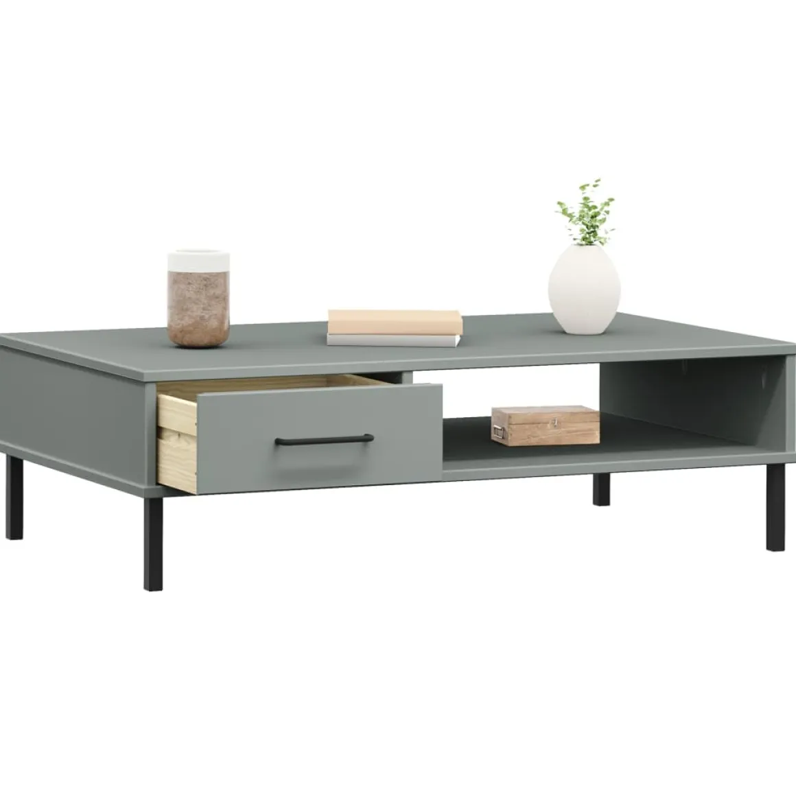 Mesa de centro Oslo 1 cajón 29x100x55 cm