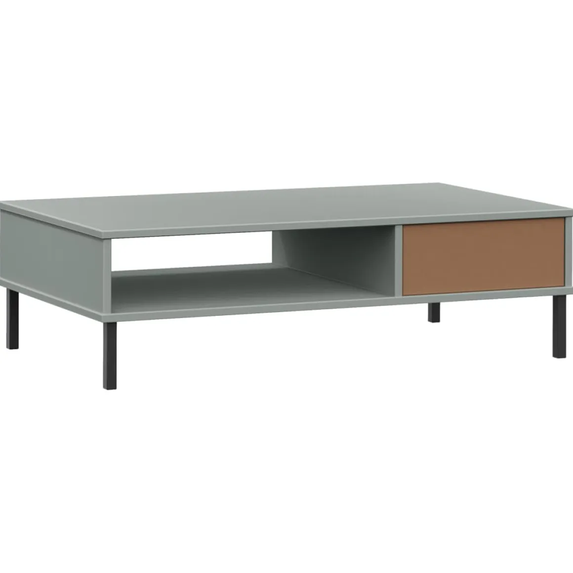 Mesa de centro Oslo 1 cajón 29x100x55 cm