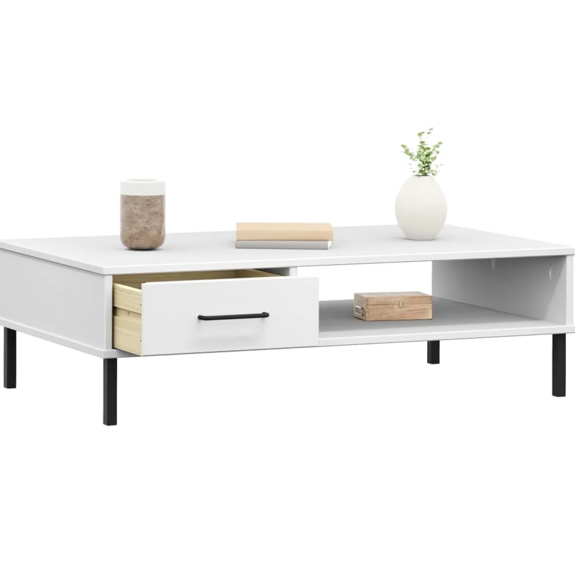 Mesa de centro Oslo 1 cajón 29x100x55 cm