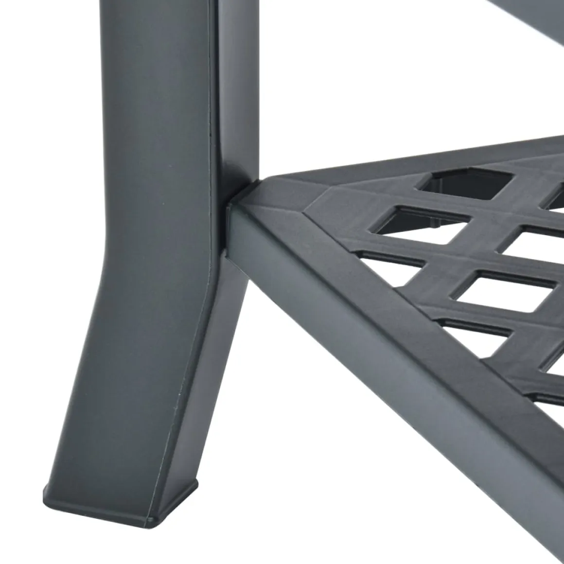 Mesa de centro Polka de exterior con estante inferior 46x90x60 cm