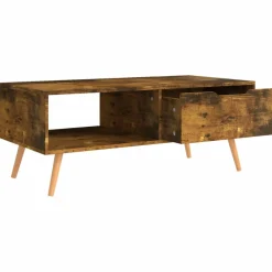 Mesa de centro Ronela 1 cajón diseño nórdico 43x100x49,5 cm