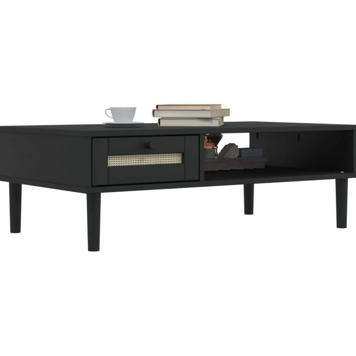 Mesa de centro Senja 1 cajón + 1 hueco 33x100x55 cm